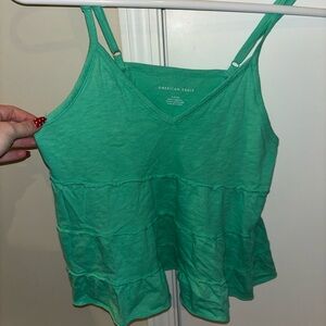 American Eagle green tank top - never worn